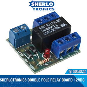 Sherlotronics Double Pole Relay Board 12vDC