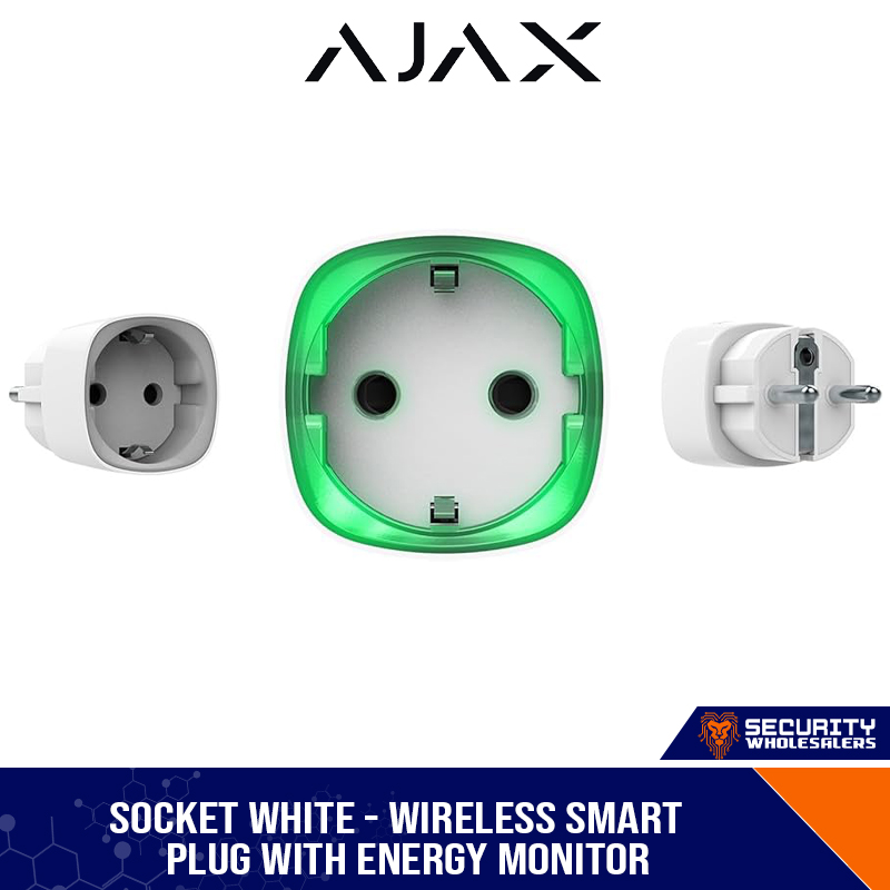 SOCKET WHITE - WIRELESS SMART PLUG WITH ENERGY MONITOR (1938209-34-WH1)