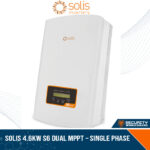 SOL-4.6-S6-DT-DC | Solis 4.6kW S6 Dual MPPT – Single Phase with DC, IP66, European Efficiency over 97.1%, PPT Voltage 90-520V, Maximum Input Voltage 600V