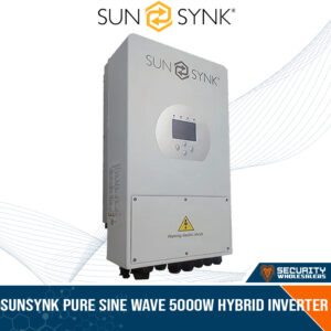 SUN-5.0 | SunSynk Pure Sine Wave 5000W Hybrid Inverter, Operating Voltage 150 – 550 V, Solar Charge 120A, IP65, Up to 16 Units Parallel in a Single Installation, Wi-Fi Dongle and CT-clamp as Standard, Battery Voltage 48VDC