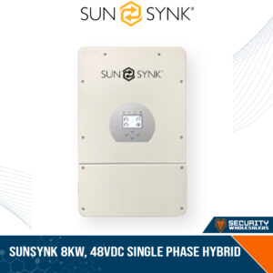 SUN-8.0 | Sunsynk 8kW, 48Vdc Single Phase Hybrid Inverter with WIFI included, Dual MPPT Design, Parallels up to 16 Inverters, PPT Voltage 125-425V, Input Voltage 500V, IP65
