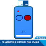 TRANSMITTER 2 BUTTON RC DUAL 434MHZ