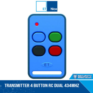 TRANSMITTER 4 BUTTON RC DUAL 434MHZ