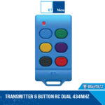 TRANSMITTER 6 BUTTON RC DUAL 434MHZ