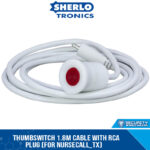 Thumbswitch 1.8m Cable With RCA Plug (For Nursecall_TX)