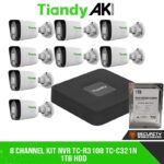 Tiandy 8 Channel IP Kit