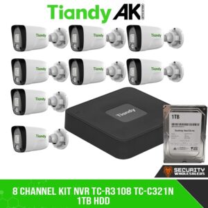 Tiandy 8 Channel IP Kit