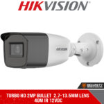 Turbo HD 2MP bullet  2.7-13.5mm lens  40m IR 12VDC (DS-2CE19D0T-VFIT3F 2.7-13.5MM)