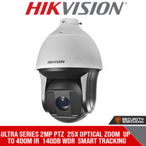 Ultra Series 2MP PTZ  25x optical zoom  up to 400m IR  140dB WDR  Smart tracking  Perimeter protection VCA  24VAC/Hi-POE (DS-2DF8225IX-AEL(T5)_C)