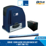 Drive 1000 Motor 24V 5amp Battery 2 x 2m Nylon Rack
