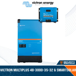 VCOM-MPLUS-II-48-3K-SMT-MPPT-250-60-TR | Victron MultiPlus 48-3000-35-32 & SmartSolar MPPT 250/60-Tr, PPT Voltage 13-245V, Input Voltage 250V, DC Power 3440W