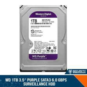 WD 1TB 3.5" Purple SATA3 6.0 Gbps Surveillance HDD