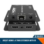 WINX HDMI Extender 4K CAT5/6 70M With Local Display POE Receiver