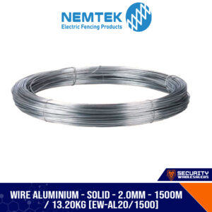 Wire ALUMINIUM - Solid - 2.0mm - 1500m / 13.20kg [EW-AL20/1500]