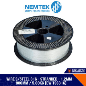 Wire S/STEEL 316 - Stranded - 1.2mm - 800mm / 5.80kg [EW-TSS316]