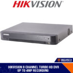 Hikvision 8ch Turbo HD DVR up to 4MP lite resolution for recording