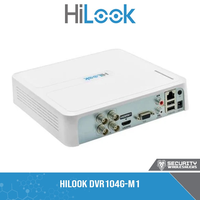 Hilook DVR-104G-M1 4-ch 1080p Lite Mini 1U H.265 DVR