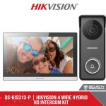 HIKVISION DS-KIS313-P(O-STD) Hybrid Video Intercom Kit (IP indoor station and analog door station)