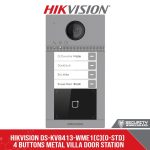 Hikvision DS-KV8413-WME1(B) 4 Button Metal Villa Door Station
