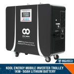 Kool Energy Mobile Inverter Trolley 1KW- 50Ah Lithium Battery