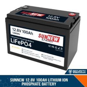 SUNNEW 12.8V 100AH Lithium Ion Phosphate Battery