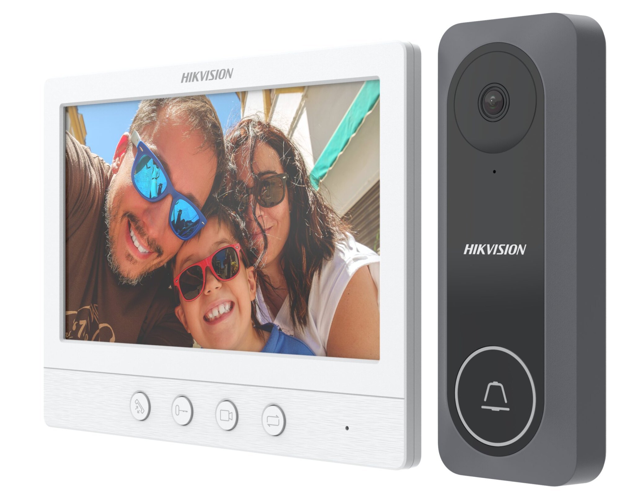 HIKVISION DS-KIS212(O-STD) 4-wire HD Analog Video Intercom Kit - Image 2