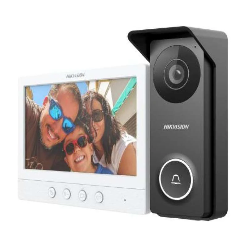 HIKVISION DS-KIS313-P(O-STD) Hybrid Video Intercom Kit (IP indoor station and analog door station) - Image 3