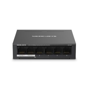 TP-Link Mercusys MS106LP 6-Port 10/100Mbps Desktop Switch with 4-Port PoE+