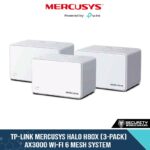 TP-Link Mercusys Halo H80X (3-Pack) AX3000 Wi-Fi 6 Mesh System