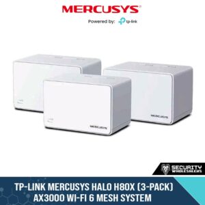 TP-Link Mercusys Halo H80X (3-Pack) AX3000 Wi-Fi 6 Mesh System