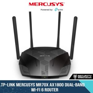TP-Link Mercusys MR70X AX1800 Dual-Band Wi-Fi 6 Router