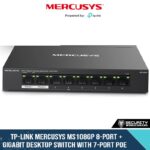 TP-Link Mercusys MS108GP 8-Port Gigabit Desktop Switch with 7-Port PoE+