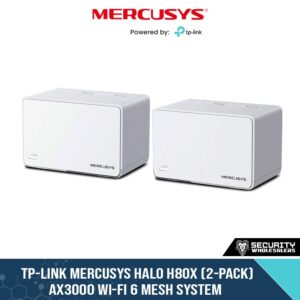 TP-Link Mercusys Halo H80X (2-Pack) AX3000 Wi-Fi 6 Mesh System