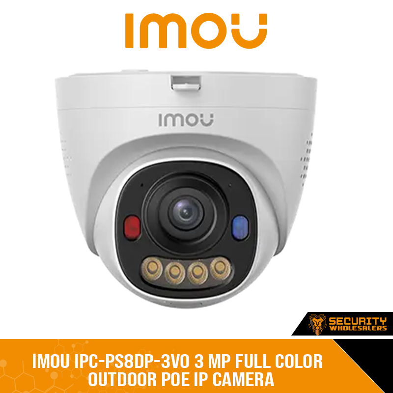 Imou Ipc-Ps8Dp-3Vo 3Mp Full Color Outdoor Poe Ip Camera