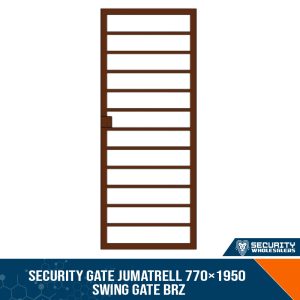Security Gate Jumatrell 770×1950 Swing Gate Brz