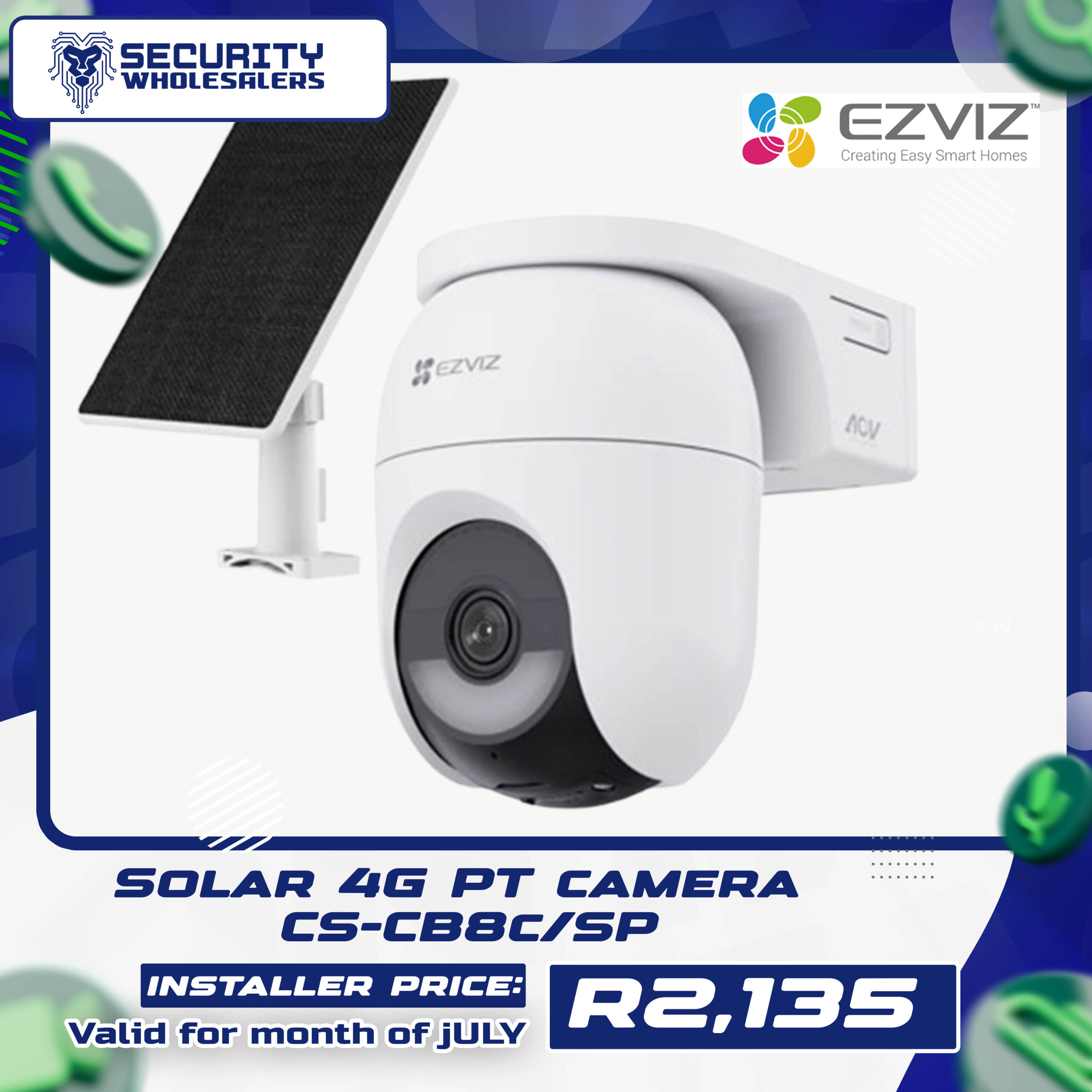 Solar 4G PT camera CS-CB8c/SP