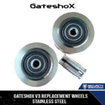 GATESHOX V3 REPLACEMENT WHEELS STAINLESS STEEL