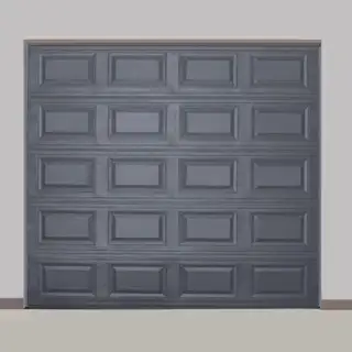 Single Door STD (2500 W × 2200 H) – 20 Panel – Brown, Charcoal, White With Motor - Image 3