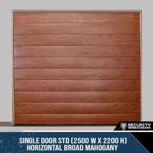 Single Door STD (2500 W x 2200 H) Horizontal  Broad Mahogany