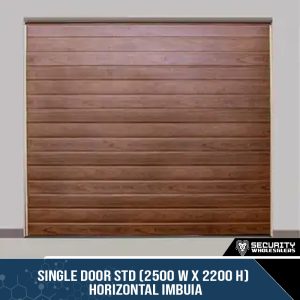 Single Door STD (2500 W x 2200 H) Horizontal  Imbuia