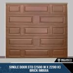 Single Door STD (2500 W x 2200 H) Brick Imbuia
