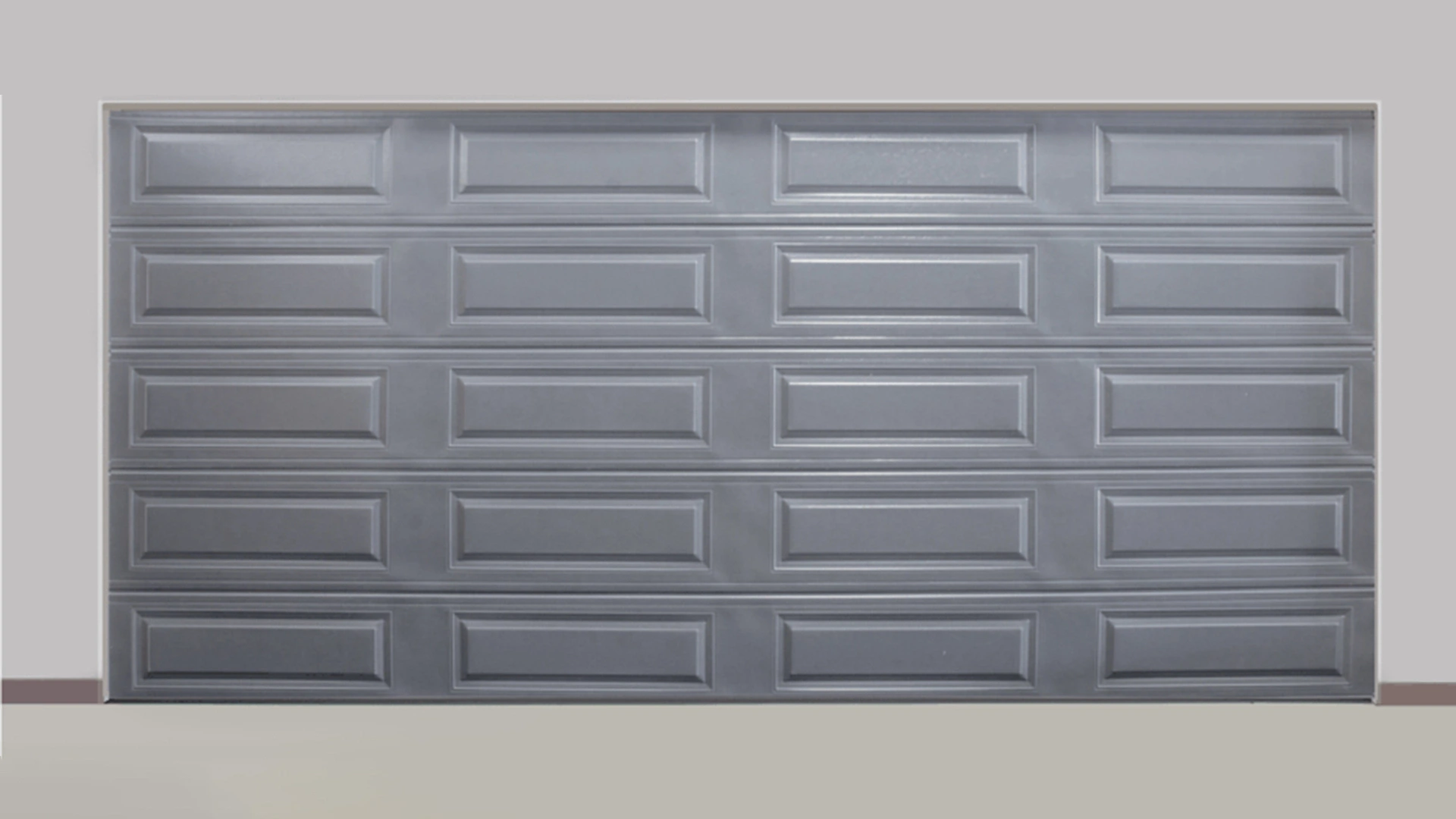 Double Door STD (4950 W x 2200 H) 20 Panel Brown, Charcoal, White With Motor - Image 3